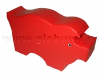 Напольная игрушка "Свинья" с аппликацией (ВИК) - «globural.ru» - Серов