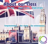 Стенд "About our class" - «globural.ru» - Серов