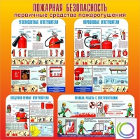 Стенд "Пожарная безопасность" (вариант 2 в ассортименте) - «globural.ru» - Серов