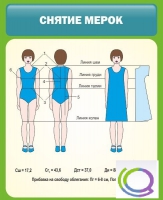 Стенд "Снятие мерок" (вариант 1) - «globural.ru» - Серов