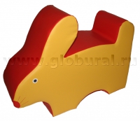 Напольная игрушка "Заяц" с аппликацией (ВИК) - «globural.ru» - Серов