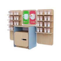 Питьевая зона из коллекции «НЕГА» (цвет голубой) - «globural.ru» - Серов