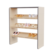 Полка для обуви во входную группу из коллекции мебели «НЕГА» (цвет бежевый) - «globural.ru» - Серов