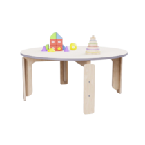 Круглый растущий стол из коллекции «НЕГА» р.гр. 2-3 (цвет бежевый) - «globural.ru» - Серов