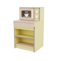 Модуль с микроволновкой из коллекции «НЕГА» (желтый) - «globural.ru» - Серов