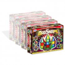 Магнитный конструктор "МагСнэп" Комплект на группу. 100 деталей - «globural.ru» - Серов