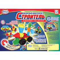 Магнитный конструктор Строитель. Комплект на группу - «globural.ru» - Серов