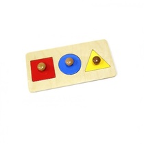 Геометрические пазлы: квадрат, круг, треугольник на подставке - «globural.ru» - Серов