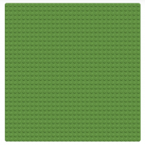 Конструктор Лёва. Зеленая строительная пластина 32*32 техник - «globural.ru» - Серов