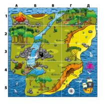 Коврик для логобота Пчелка "Остров/ На берегу моря" - «globural.ru» - Серов