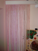 Фибероптическая занавесь (100 волокон) на подвижном карнизе - «globural.ru» - Серов