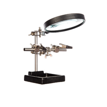 Держатель третья рука с лупой - «globural.ru» - Серов