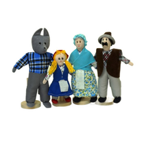 Набор шагающих кукол к сказке "Красная Шапочка" - «globural.ru» - Серов