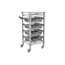 Тележка 1-секционная для учебных наборов и цифровых лабораторных комплексов SenseDisc - «globural.ru» - Серов