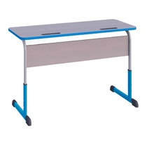 Парта двухместная Smarty Key с полиуретановой кромкой регулируемая по высоте - «globural.ru» - Серов