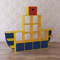 Стеллаж для игрушек "Пароход" - «globural.ru» - Серов