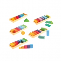 Набор для творческого конструирования "Цветные формы. Базовый набор 1" - «globural.ru» - Серов