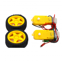 Двигатель постоянного тока с колесом на валу SNS-151 2 шт. - «globural.ru» - Серов