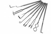 Комплект массажных логопедических зондов на толстых ручках с накаткой (по Новиковой Е.В.). Основной комплект из 8-ми зондов - «globural.ru» - Серов