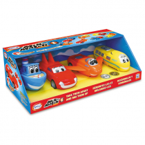 Магнитный конструктор Транспорт "Смешай и собери". Малыш. Стартовый набор 3-5 лет. - «globural.ru» - Серов