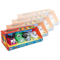 Магнитный конструктор Транспорт "Смешай и собери". Малыш №2 Комплект на группу - «globural.ru» - Серов