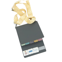 Коммуникативная книга с карточками PECS/ПЭКС (Маленькая, цвет серый) - «globural.ru» - Серов