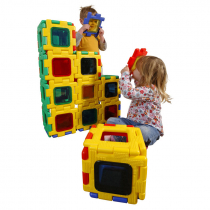 Набор Полидрон Гигант "Комплект встраиваемых цветных окон". Дополнительный набор - «globural.ru» - Серов