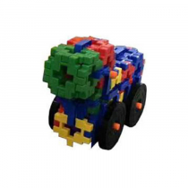 Набор для конструирования «Строительные интерактивные блоки стандарт» Комплект №3 "Машинка с колесами" - «globural.ru» - Серов