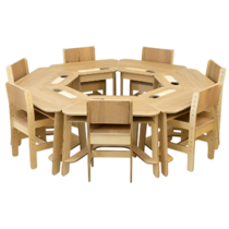 Комплект детских столов и стульев для детей с 3 до 7 лет (7 комплектов) - «globural.ru» - Серов