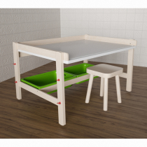 Стол растущий на регулируемых ножках «Снежок №1» - «globural.ru» - Серов