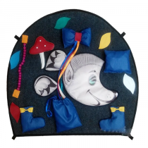 Игровое тактильное панно "Ежик" - «globural.ru» - Серов