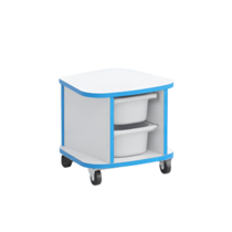 Табурет детский Робик (белый) - «globural.ru» - Серов