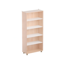 Шкаф-стеллаж (бук/белый) - «globural.ru» - Серов