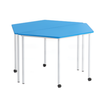 Комплект столов - трапеция (нерегулируемый) на 2 -х колесах - «globural.ru» - Серов