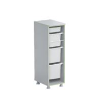 Стеллаж с лотками Робик 001 (серый) - «globural.ru» - Серов