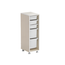 Стеллаж с лотками Робик 001 (дуб молочный) - «globural.ru» - Серов