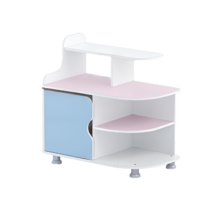 Тумба для пособий (белый/зефир/прибрежный синий)  - «globural.ru» - Серов