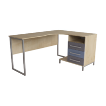 Стол рабочий для учителя с тумбой и подставкой "Умник" - «globural.ru» - Серов