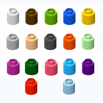  Элемент конструктора одиночный одноцветный Color Blocks 100 штук - «globural.ru» - Серов