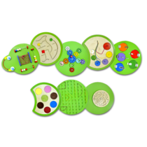 Тактильно-развивающая панель "Гусеница Жужа" - «globural.ru» - Серов