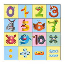 Коврик для логобота Пчелка "Цифры" - «globural.ru» - Серов