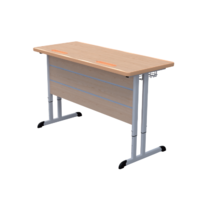 Стол ученический двухместный на плоскоовальной трубе 3-7 гр.р. - «globural.ru» - Серов