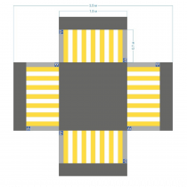 Имитация четырехстороннего перекрестка 5,5*4,5 м - «globural.ru» - Серов