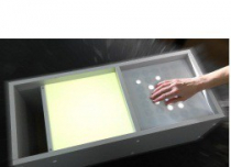 Интерактивный стол «Малыш», совмещенный со столом для рисования песком и с кармашком для песка - «globural.ru» - Серов