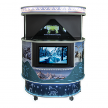 Голографическая 3D пирамида «PILLAR» - «globural.ru» - Серов