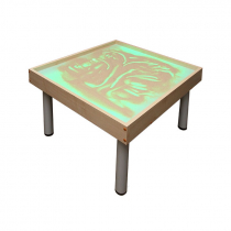 Столик на ножках для рисования песком Радуга. Подсветка RGB - «globural.ru» - Серов