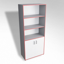 Шкаф широкий открытый с закрытой тумбой ТР2 ЛДСП - «globural.ru» - Серов