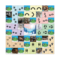 Коврик для логобота Пчелка "Следы животных" - «globural.ru» - Серов