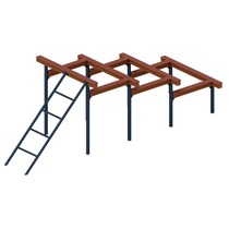 Элементы полосы препятствий "Разрушенная лестница" - «globural.ru» - Серов