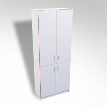 Стеллаж закрытый А-310 ТР ЛДСП  - «globural.ru» - Серов